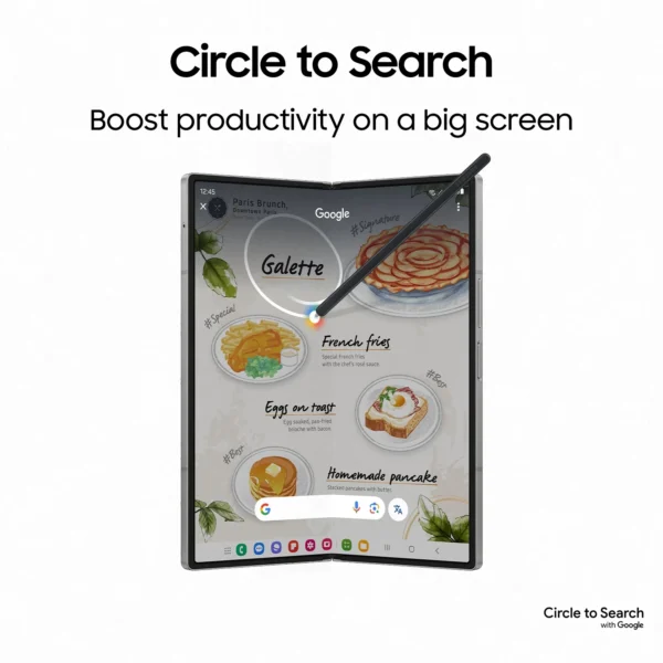 SAMSUNG Galaxy Z Fold6, AI Smartphone, Android, 12GB RAM, 50MP Camera, Big Screen, Multitasking, S Pen